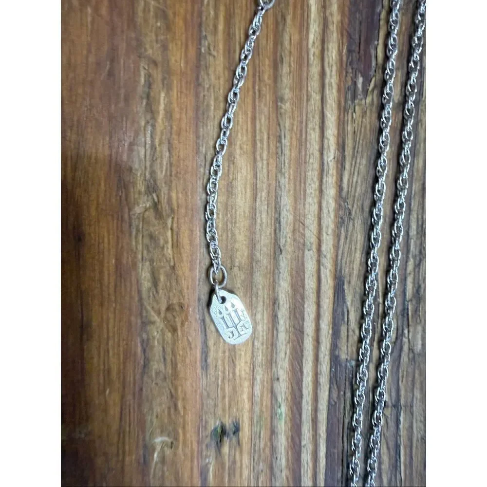 Retired James Avery Artisan Jewelry Sterling Silver Cross Necklace